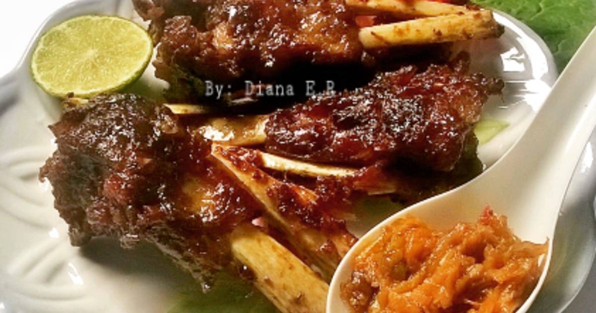 Resep Iga Kambing Bakar Teflon Bumbu Kecap oleh Diana 