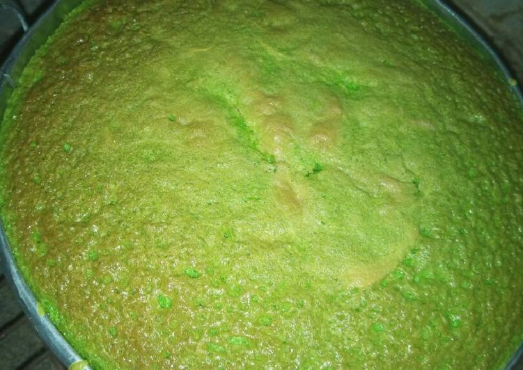 gambar untuk resep Bolu pandan mudah dan irit