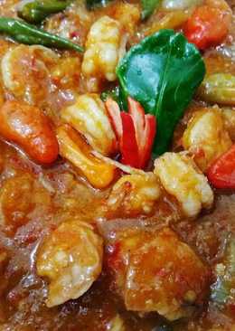 Udang saus Padang Extra Pedasð¬