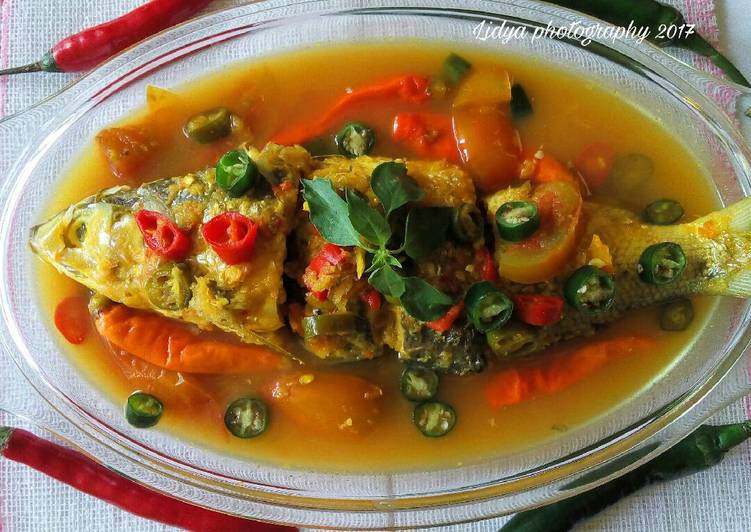 Resep Pindang ikan bandeng asam manis By Lidya Isma ??