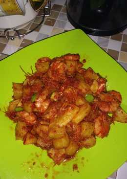 Sambel goreng kentang pete udang