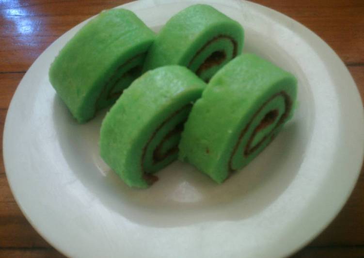 cara membuat Roll Cake Mini Kukus