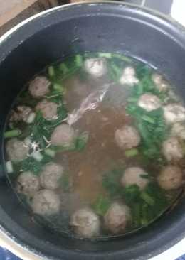 Sop tetelan,bakso dan tahu sederhana