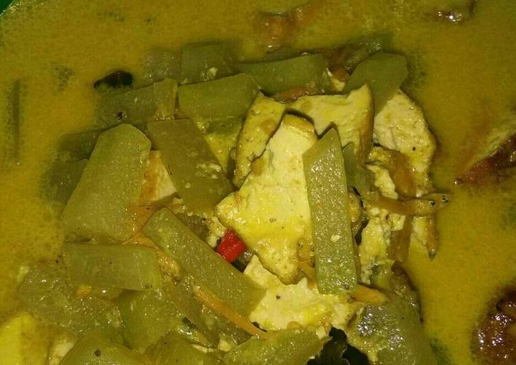 resep masakan Sayur santan labu siam