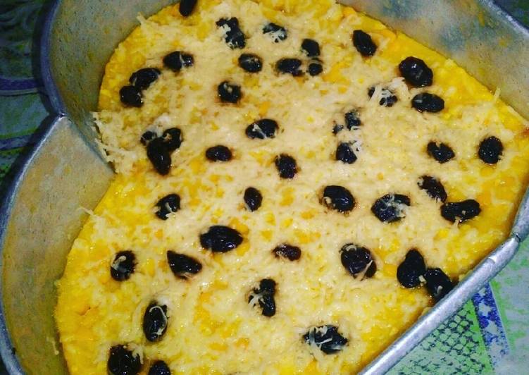 resep makanan Bingka jagung kiskej kukus