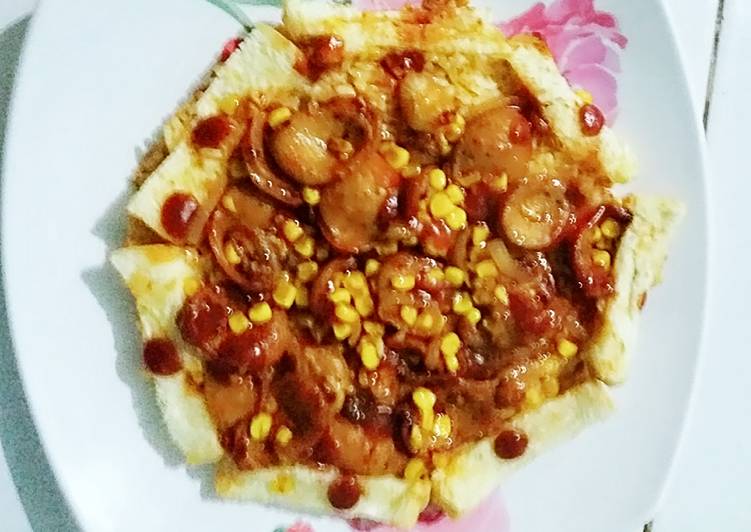 Resep Rice pizza barbeque By Rany Fitria