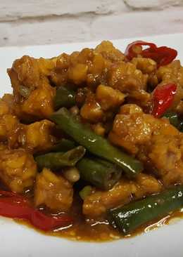 Tumis Tempe Kacang Panjang