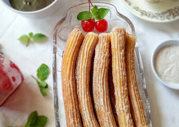 cara membuat Churros