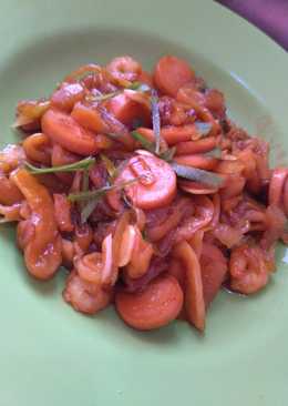 Tumis Sosis Udang Jamur