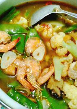 Tumis Udang Brokoli Kacang Kapri Yummy *Simple Enak*