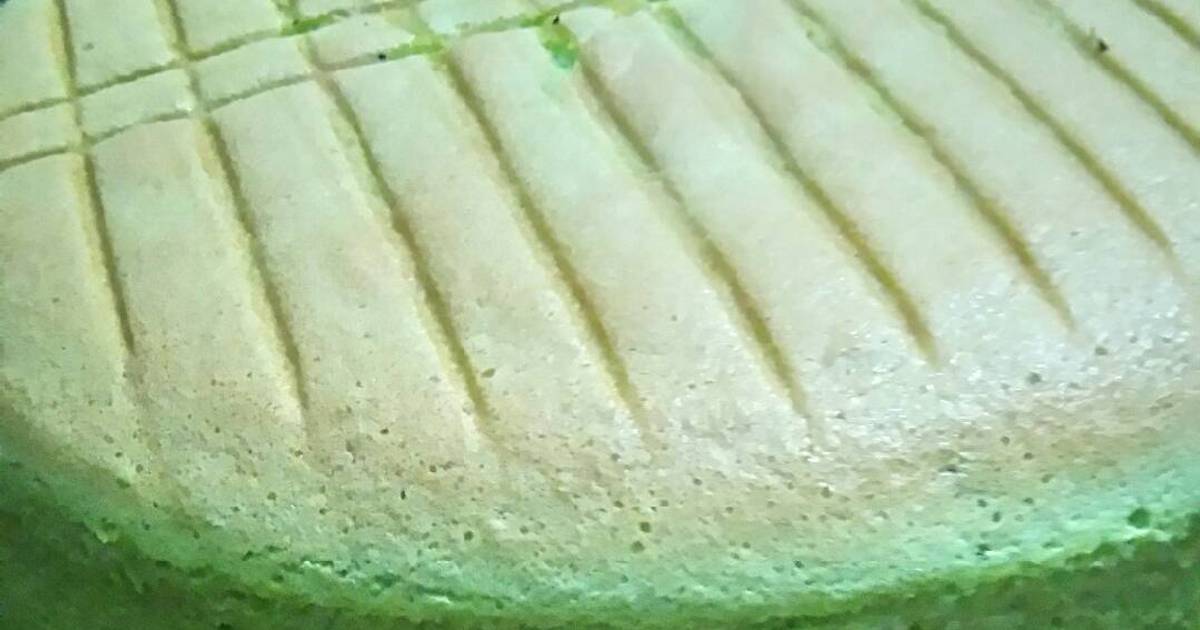 Resep Ogura pandan cake Resep Ogura pandan cake