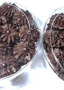 Kue Semprit Cokelat