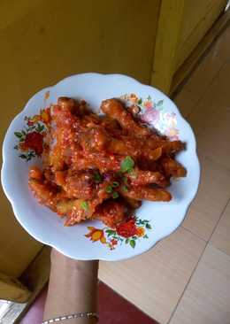 Hot spicy ceker ayam