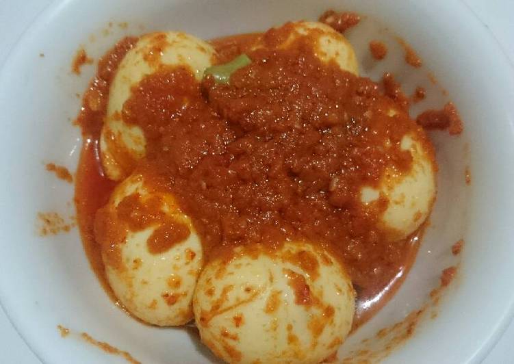 resep masakan Sambal Telur Balado