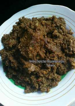 Rendang Daging Sapi (tanpa kelapa sangrai)