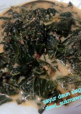 Sayur Daun Singkong bumbu kuning