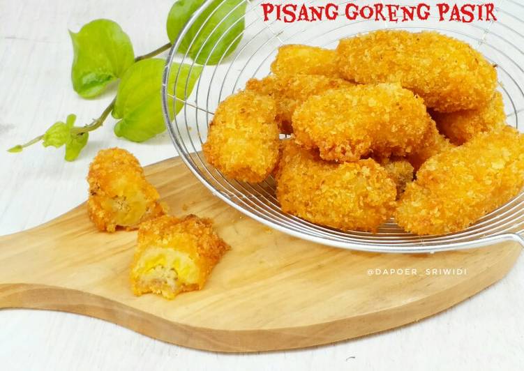 gambar untuk cara membuat Pisang Goreng Pasir