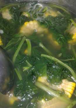 Sayur bayam jagung