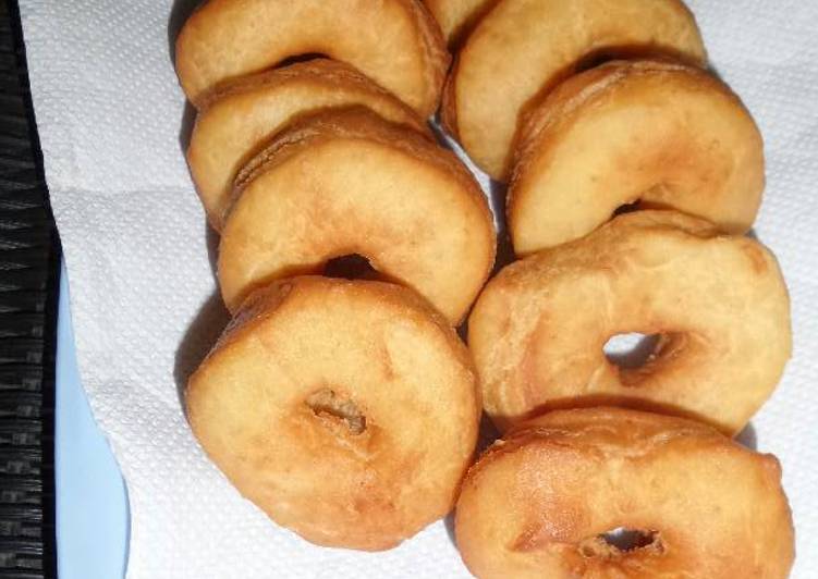 resep lengkap untuk Donut ekspress (tanpa profing)