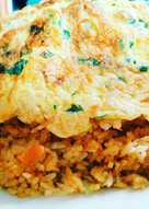 Nasi Goreng Istimewa Topping Dadar