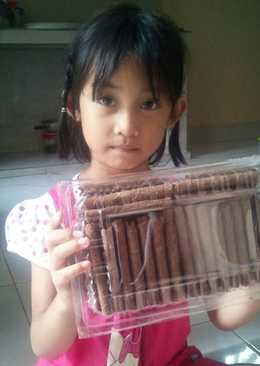 Kue Semprong Coklat