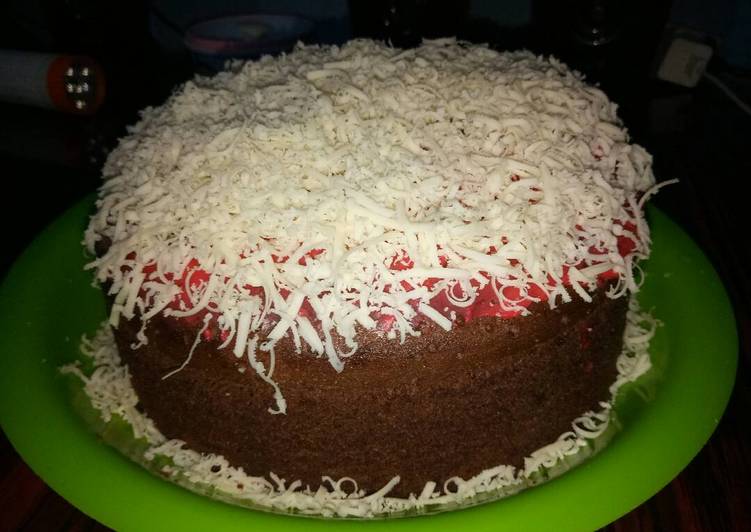 resep lengkap untuk Blackforest kukus