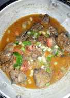 Tuna masak pedas daun bawang
