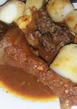 Ayam semur atau rabeg ala saya