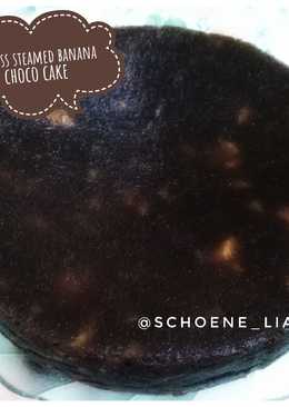 Eggless Steamed Banana Choco Cake