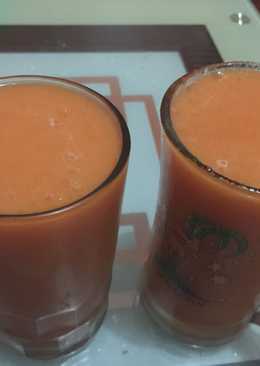 Jus PeNaWor (Pepaya Nanas Wortel)