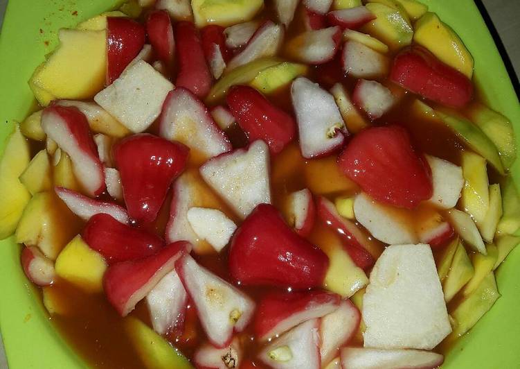 resep makanan Rujak asinan buah