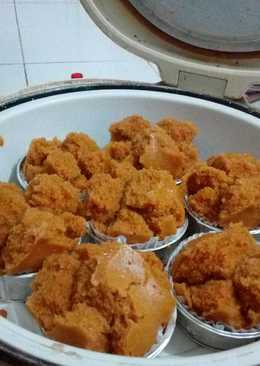 Bolu Kukus Gula Merah Magic Com, No telur, No mixer