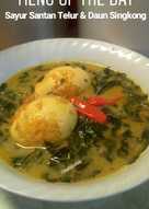 Sayur Santan Telur dan Daun Singkong