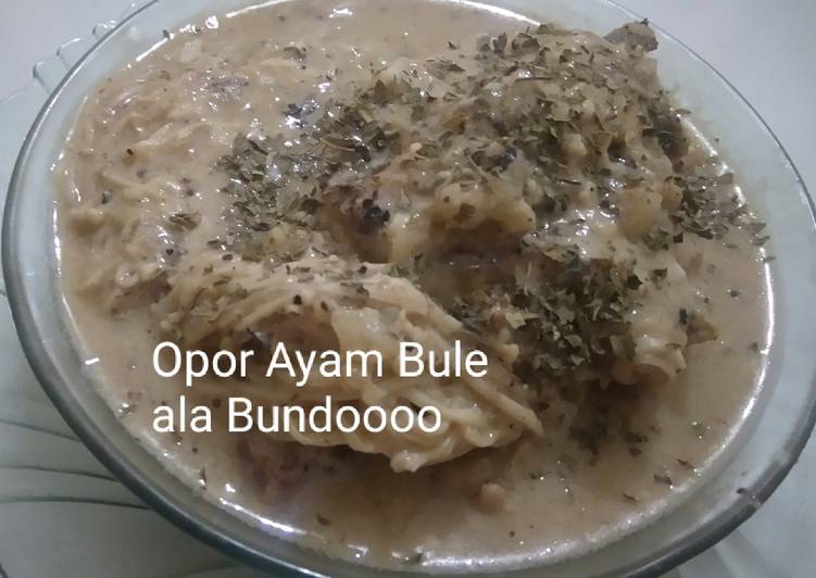 Resep Opor Ayam Bule ala Bundoooo Oleh Pujay