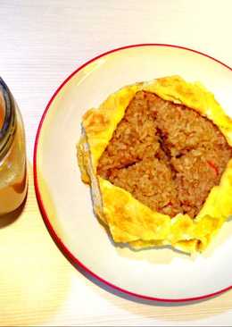 Nasi Goreng Bungkus telur