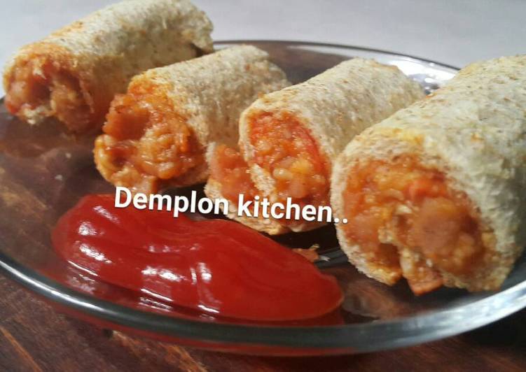 resep Sandwich gulung simple