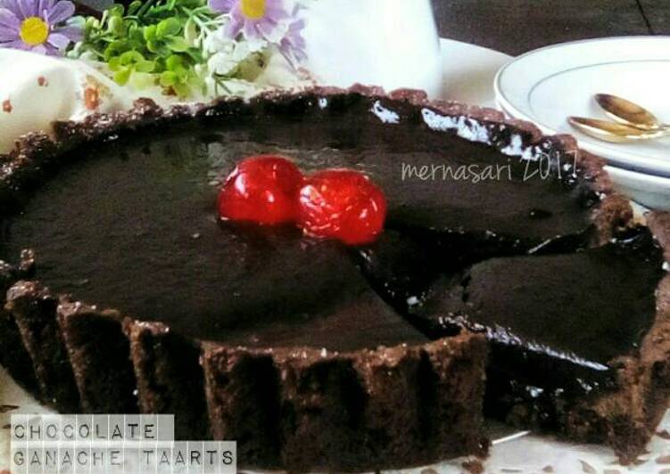 resep makanan Chocolate ganache tarts