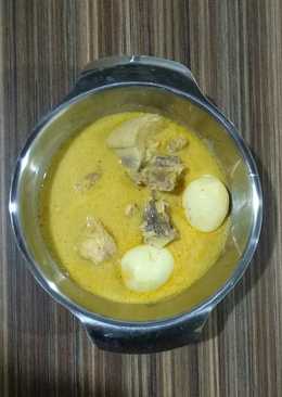 Kare ayam dan telur praktis bumbu BMM