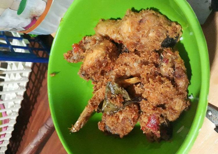 Resep Ayam goreng serundeng