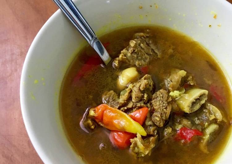 cara membuat Pindang Iga kuning betawi (resep keluarga)