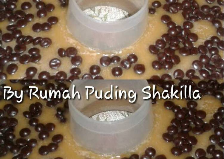 resep lengkap untuk Puding santan tabur chocochips by RPS