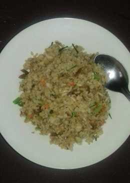 Nasi goreng ikan asin gak pake ribet