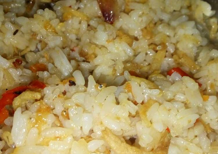 resep Nasi Goreng Ikan Teri Pedas