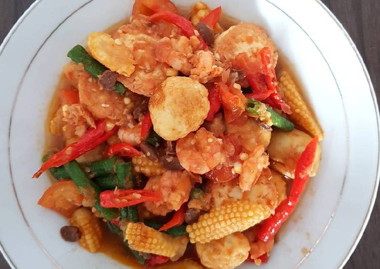 gambar untuk resep Tauco udang medan