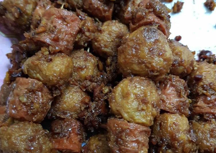 resep masakan Sate sosis bakso