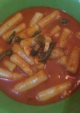 Tteokbokki / Kue Beras Saus Pedas Ala Korea