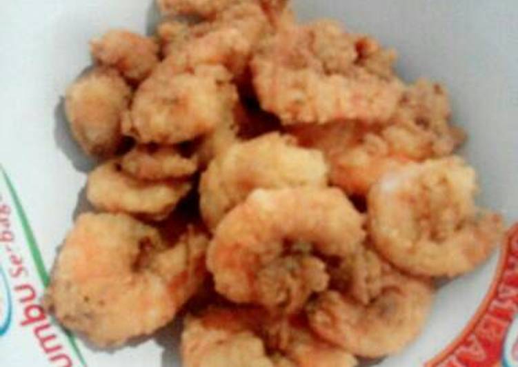 gambar untuk cara membuat Udang goreng Crispy ??