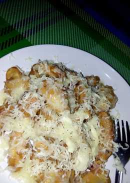 Pisang goreng susu keju