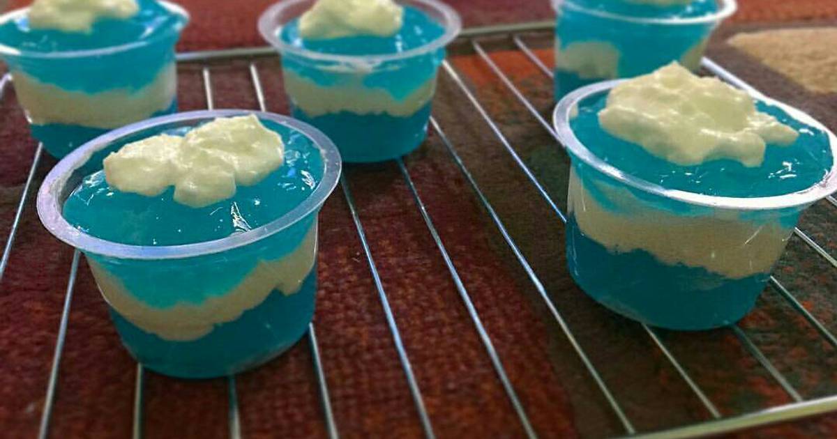 8 resep jelly  blue ice enak dan sederhana Cookpad