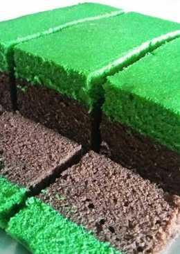 Brownies tape lapis pandan
